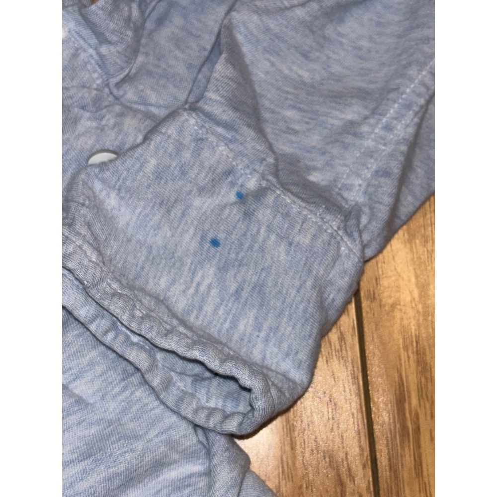 Frank & Eileen Tee Lab 100% Cotton Button-Down Shirt Small Heather Blue *FLAW - Picture 9 of 12